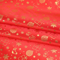 Satin Christmas Fabrics By The Yard