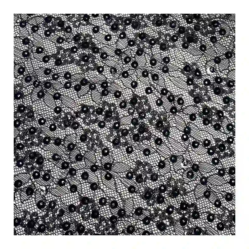 Sequin Lace Fabric By The Yard