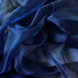 Shiny Organza Sheer Fabric By The Yard-Longan Craft
