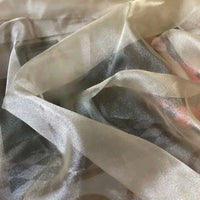 Shiny Organza Sheer Fabric By The Yard-Longan Craft