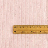 Single-sided Pointelle Cotton Jersey Fabric By The Yard