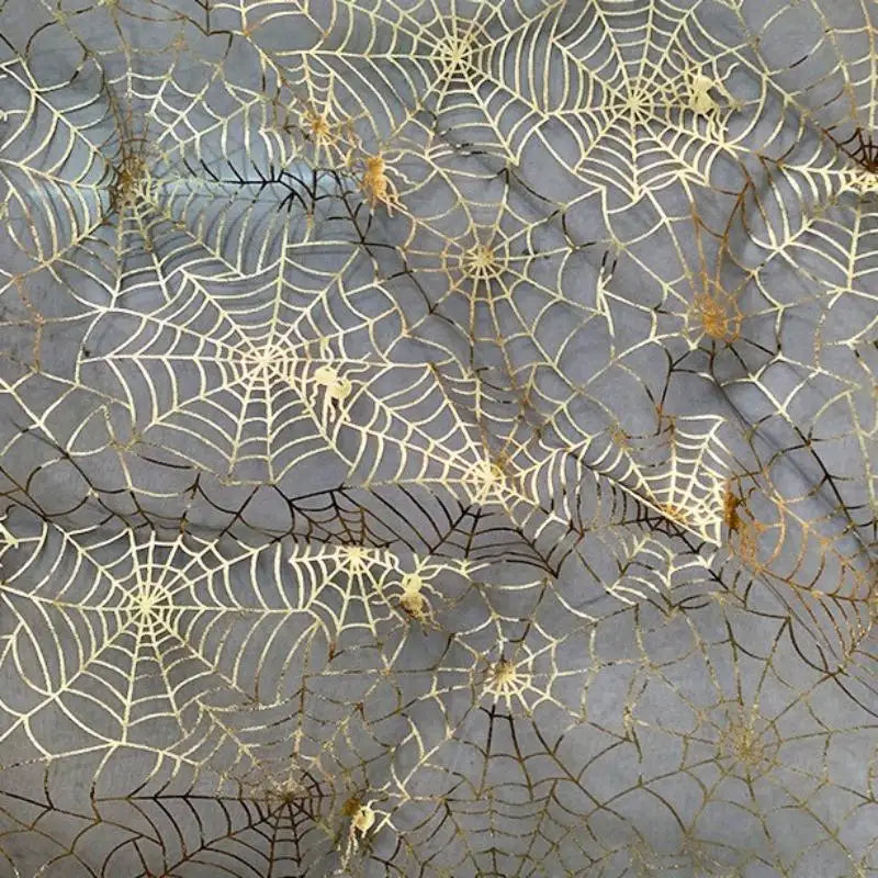 Sipder Web Organza Fabric By The Yard
