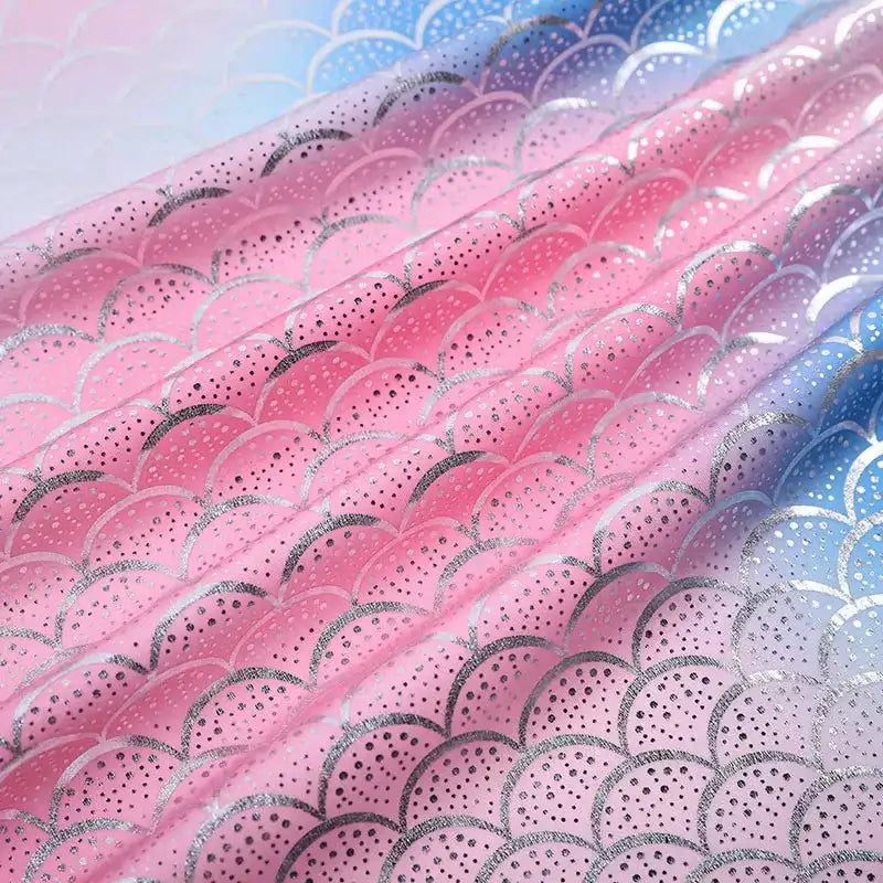 SliverFoilGradientMermaidFabricBytheYard