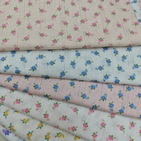 Small Floral Pointelle Fabric By The Yard