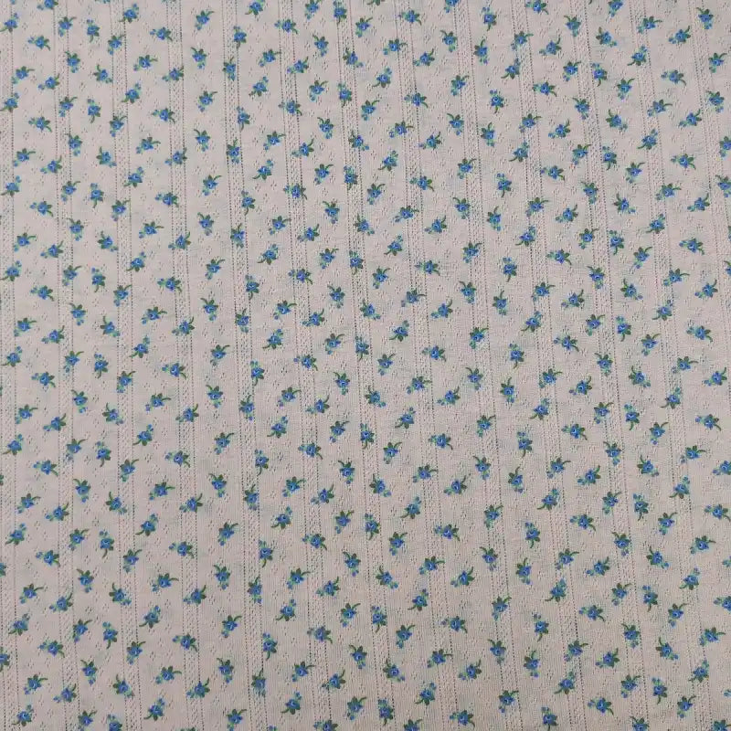 Small Floral Pointelle Fabric By The Yard