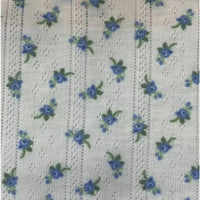 Small Floral Pointelle Fabric By The Yard