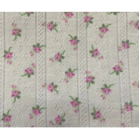 Small Floral Pointelle Fabric By The Yard