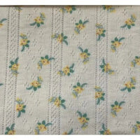 Small Floral Pointelle Fabric By The Yard