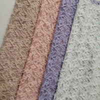 Small Flower Stretchable Lace Fabric By The Yard