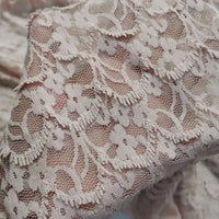 Small Flower Stretchable Lace Fabric By The Yard
