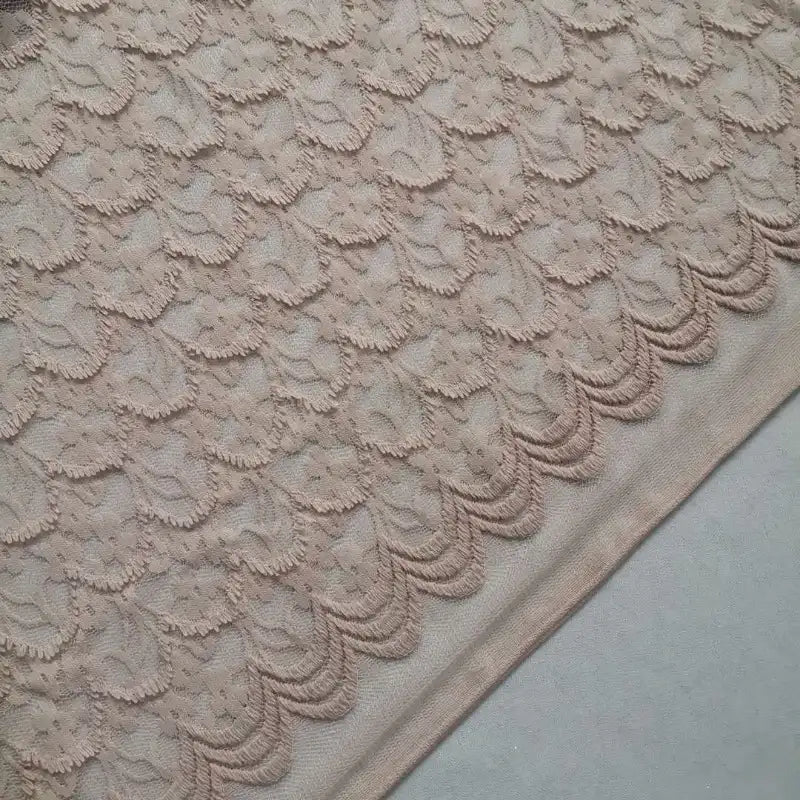 Small Flower Stretchable Lace Fabric By The Yard