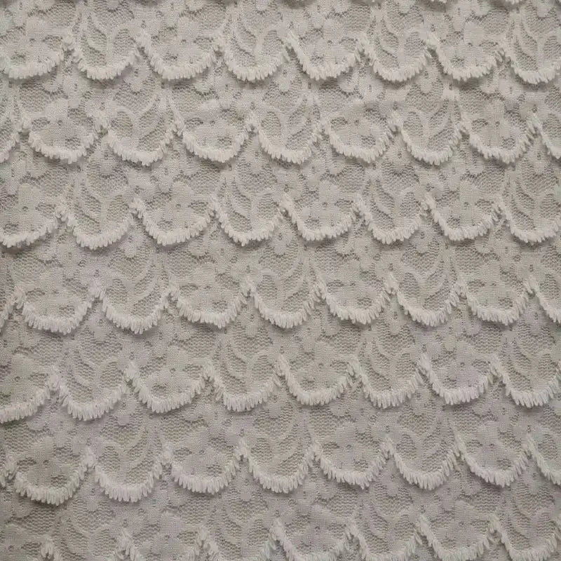 Stretch Lace Fabric By Yard | Flower Embroidered Lace Fabric