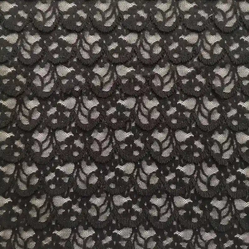 Small Flower Stretchable Lace Fabric By The Yard