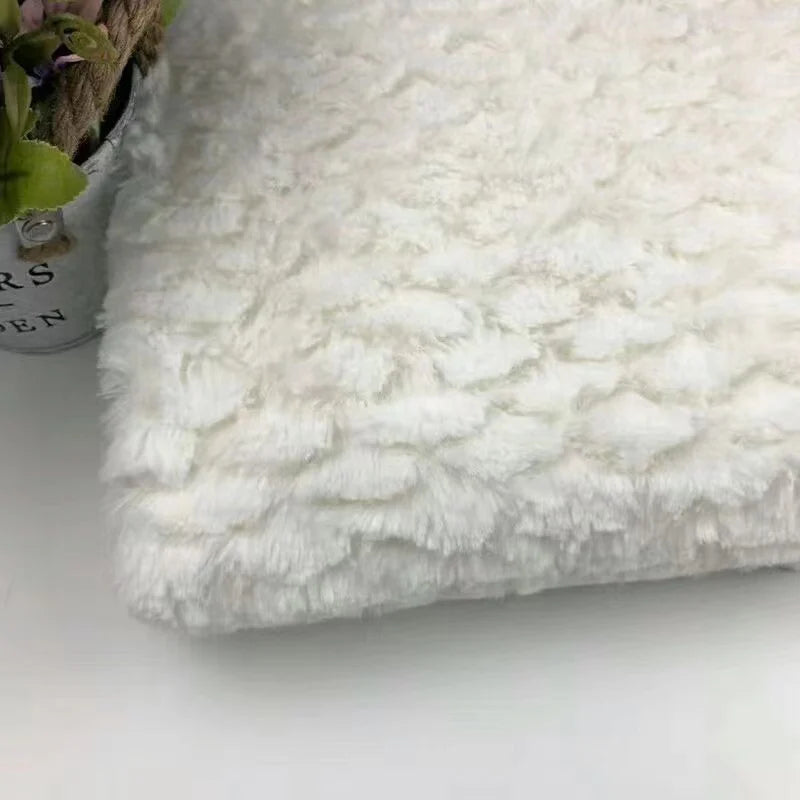 SoildColorPlushMermaidFabricByTheYard