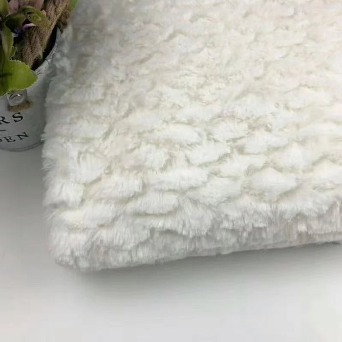 SoildColorPlushMermaidFabricByTheYard
