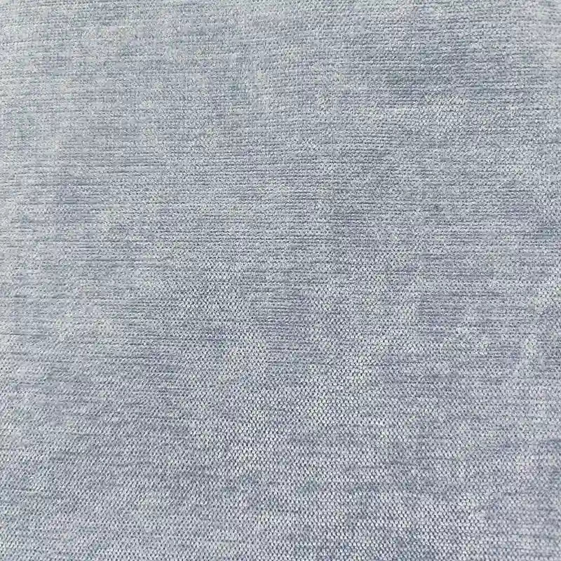 Close-up of Longan Craft’s Solid Color Chenille Fabric, a thick polyester upholstery material for couches and chairs. The fabric has a subtle weave, soft texture, slightly heathered look, even color, and smooth finish.