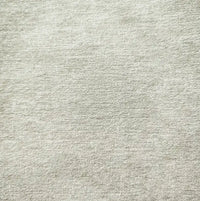 Close-up of Longan Craft Solid Color Thicken Chenille Upholstery Fabric—light gray, textured polyester ideal for sofa and chair upholstery. Visible weaves and shading add subtle depth.