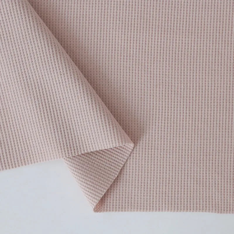 Solid Color Cotton Waffle Fabric By The Yard