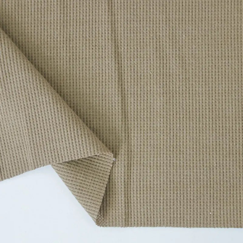 Solid Color Cotton Waffle Fabric By The Yard