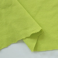 Solid Color Cotton Waffle Fabric By The Yard