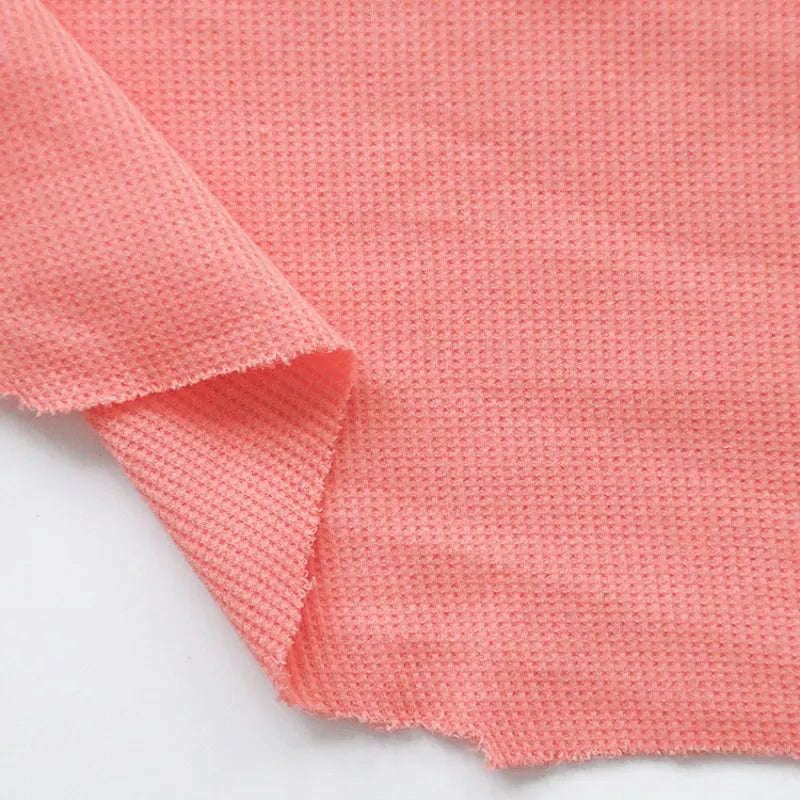Solid Color Cotton Waffle Fabric By The Yard