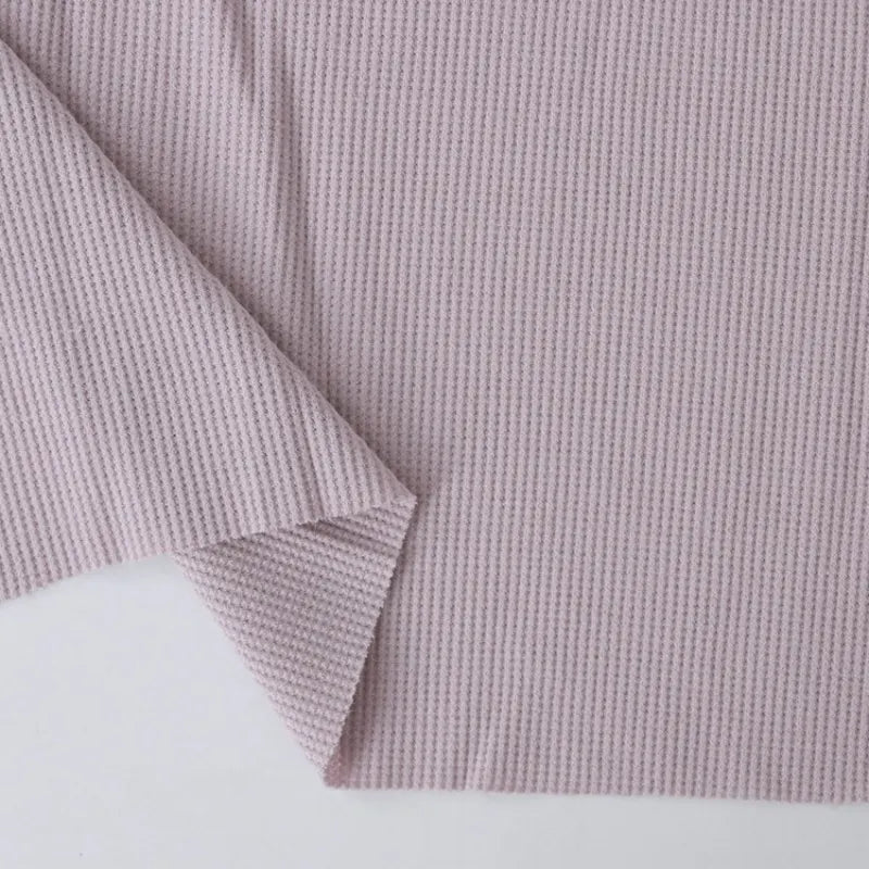 Solid Color Cotton Waffle Fabric By The Yard