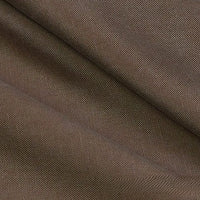 Close-up of Longan Craft’s Solid Color Linen Lyocell Fabric By The Yard shows its diagonal twill rib, visible texture, and fold lines, highlighting the sustainable, wrinkle-free material ideal for breathable dresses.