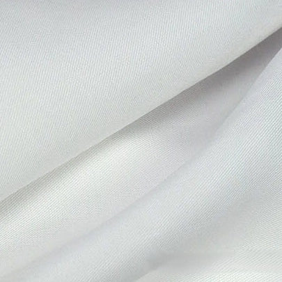 Close-up of Longan Craft’s Solid Color Linen Lyocell Fabric By The Yard, showing gentle folds and a subtle twill weave for a soft, wrinkle-free, sustainable, and breathable texture—ideal for dresses.