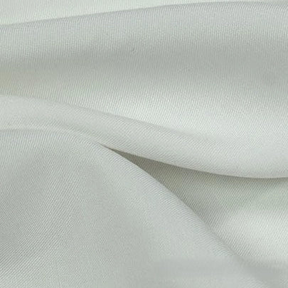 Close-up of Longan Craft’s Solid Color Linen Lyocell Fabric By The Yard, a wrinkle-free, sustainable twill with a soft, silky texture and subtle sheen—ideal breathable material for dresses.