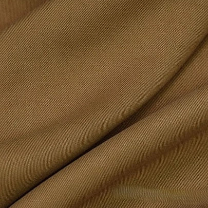 Close-up of Longan Craft's Solid Color Linen Lyocell Fabric, a sustainable, wrinkle-free twill material by the yard, showing soft folds and a smooth, slightly textured surface—ideal for breathable dresses.