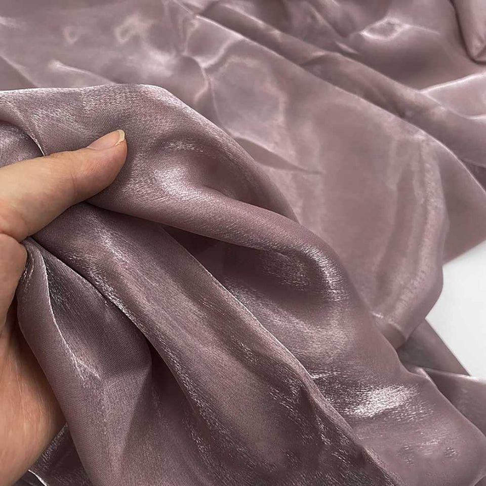 Solid Color Organza Fabric By the Yard -Longan Craft