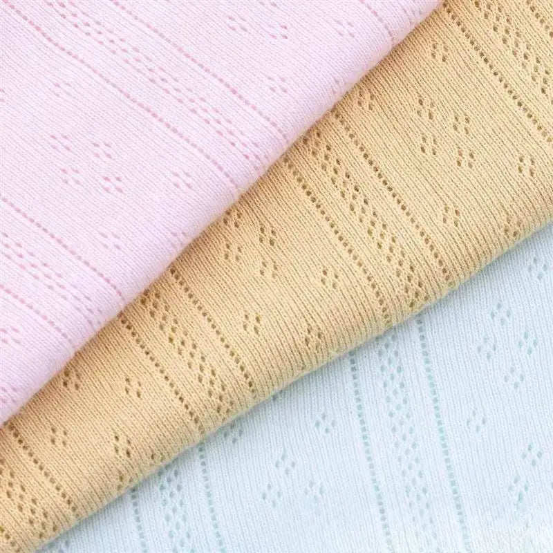 Pointelle Rib Solid Pointelle Rib Fabric | Organic Cotton Pointelle Fabric