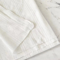 Solid Color Pointelle Rib Fabric By The Yard