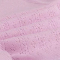 Solid Color Pointelle Rib Fabric By The Yard