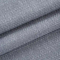 Close-up of Longan Craft Solid Color Tweed Fabric by the yard—a chic woven polyester textile for suits, featuring a subtle pattern and soft, slightly raised surface.