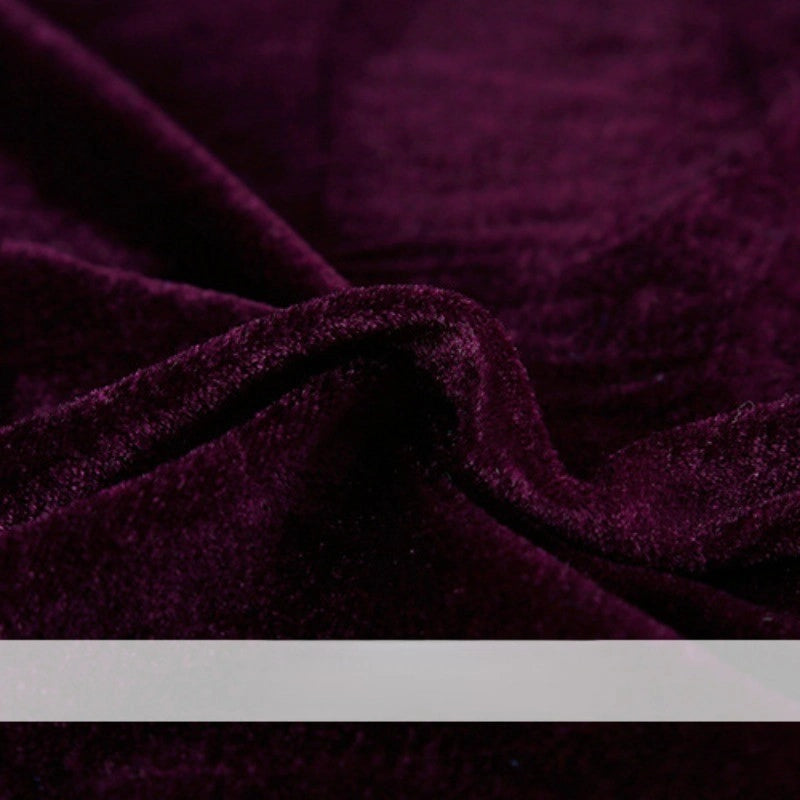 SolidColorVelvetFabricForUpholstery