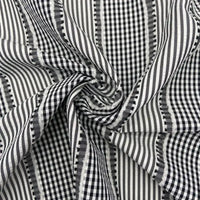 Solid Color Striped Seersucker Fabric By the Yard