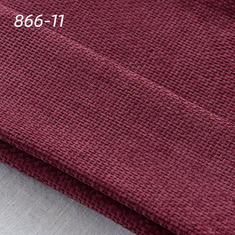 Solid Color Woven Chenille Fabric