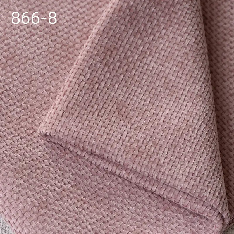 Solid Color Woven Chenille Fabric