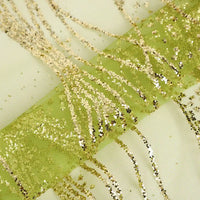 Close-up of Sparkle Glitter Tulle Fabric By The Yard from Longan Craft—multicolor shiny tulle with shimmering sequins for a sparkling, elegant look, perfect for evening gowns and delicate special occasion designs.