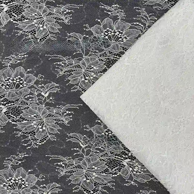 Sparkle Lace Fabric with Sequins