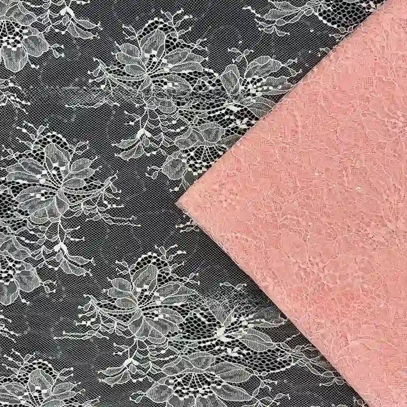 Sparkle Lace Fabric with Sequins