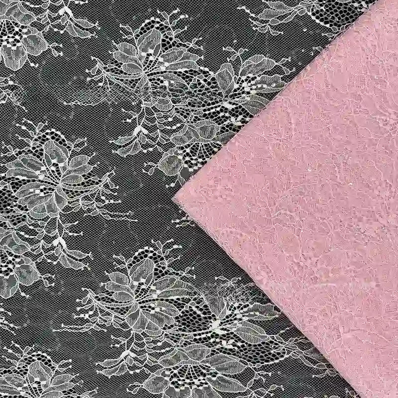 Sparkle Lace Fabric with Sequins