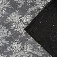 Sparkle Lace Fabric with Sequins