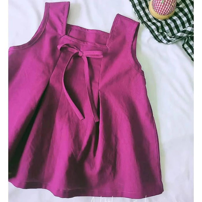 Square Neck Sleeveless Blouse Sewing Pattern | Download for Free | PDF Sewing Patterns for Beginners
