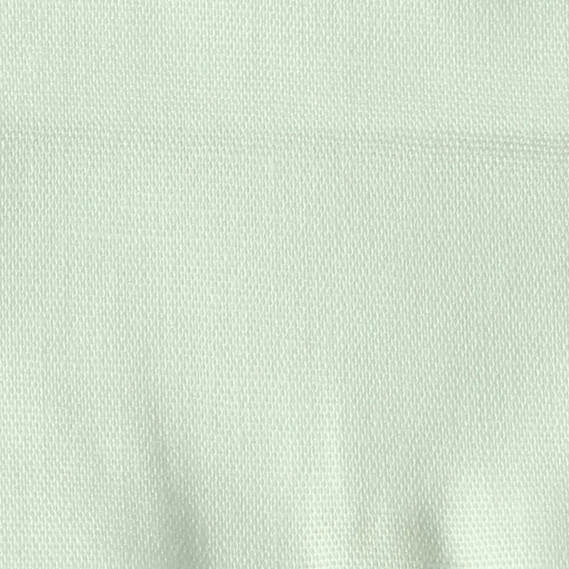 A close-up of Longan craft Stretch Poplin Fabric By The Yard shows pale green cotton stretch poplin with a fine, even weave, subtle lines, soft texture, and slight creases—ideal plain poplin for apparel or quilting.