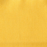 Close-up of Longan craft Stretch Poplin Fabric By The Yard in yellow, highlighting the detailed texture and stitching of this cotton stretch poplin material, ideal for apparel and quilting.