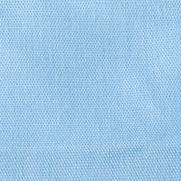 Close-up of Longan craft Stretch Poplin Fabric By The Yard in light blue, featuring tightly woven cotton threads and a subtle textured pattern—ideal for apparel or quilting projects.