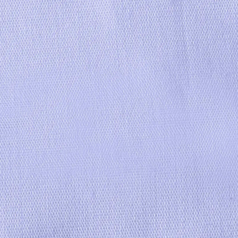 Close-up of Longan craft Stretch Poplin Fabric By The Yard in light blue, featuring fine, evenly spaced threads and a soft, smooth texture—ideal cotton stretch poplin material for apparel or quilting.