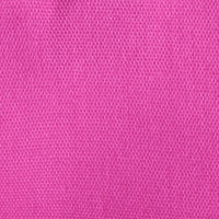 A close-up view of Longan craft Stretch Poplin Fabric By The Yard displays the detailed weave pattern of this pink cotton stretch poplin material, ideal for apparel and quilting.